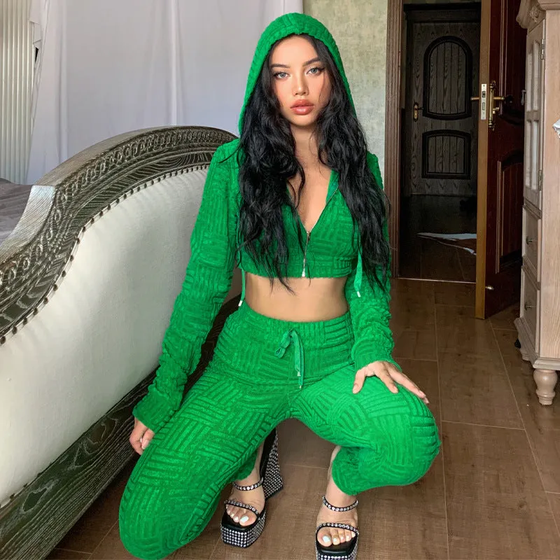 2 Piece Set Female Sweatsuit Sweatpants And Hoodies Two Piece Casual Sets Women Autumn Winter Clothing