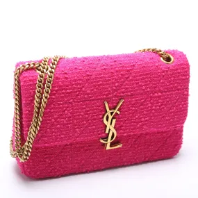 6348202 Jamie Quilted Tweed Medium Chain Bag Pink