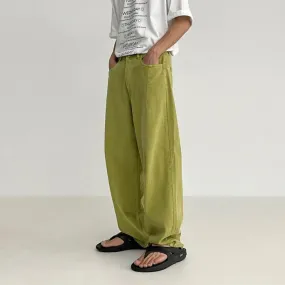 American Style Men's Jeans Wide Leg Men Casual Denim Pants Tide Vintage Loose Straight Trouser Fashion 9A8695