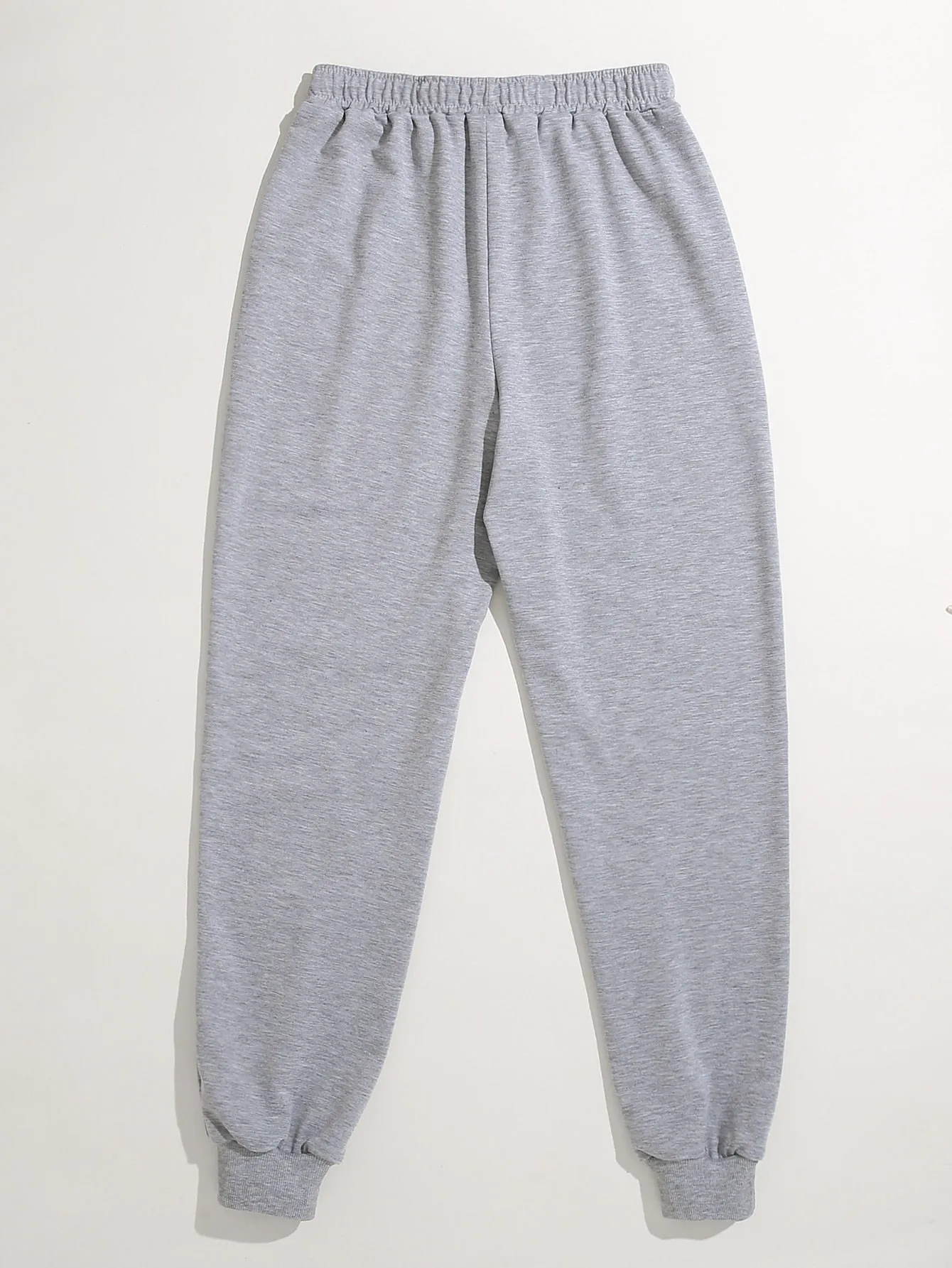 Animal Drawstring Natural Long Women Sweatpants