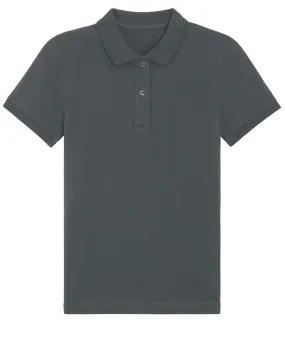Anthracite - Stella Elliser women's fitted piqué short sleeve polo  (STPW333)