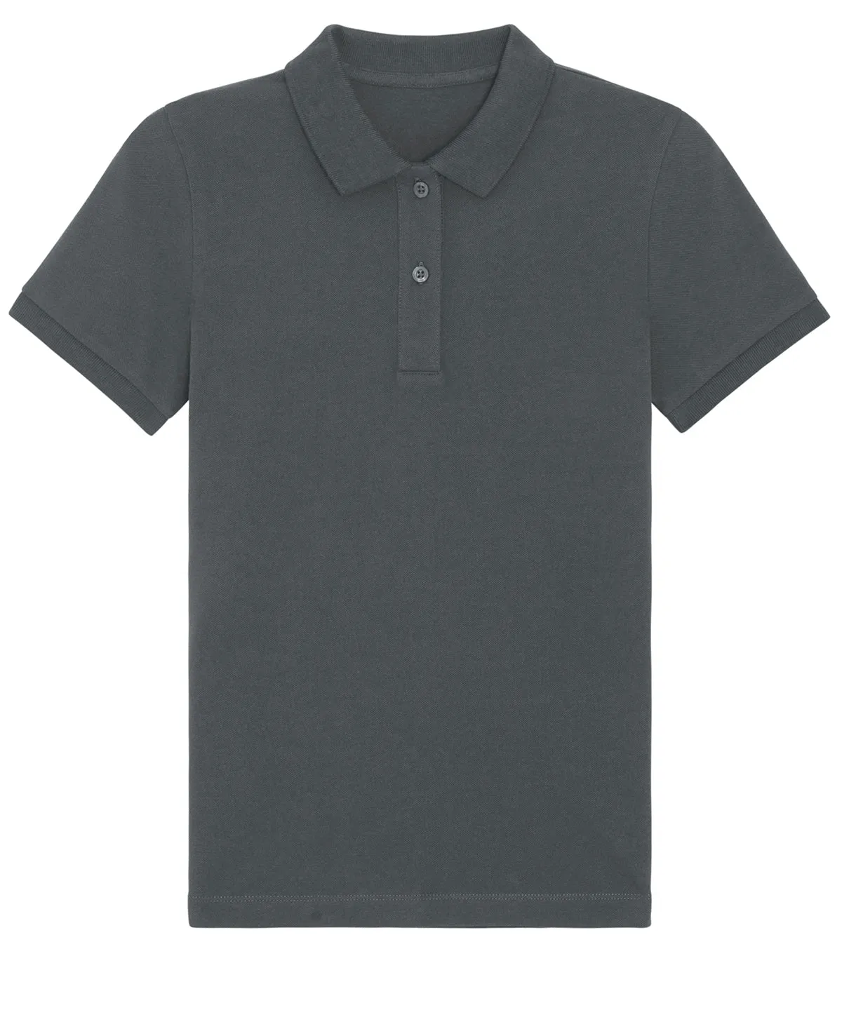 Anthracite - Stella Elliser women's fitted piqué short sleeve polo  (STPW333)