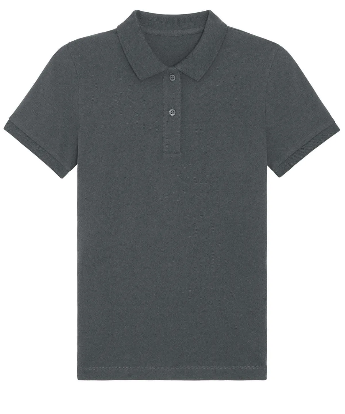 Anthracite - Stella Elliser women's fitted piqué short sleeve polo  (STPW333)