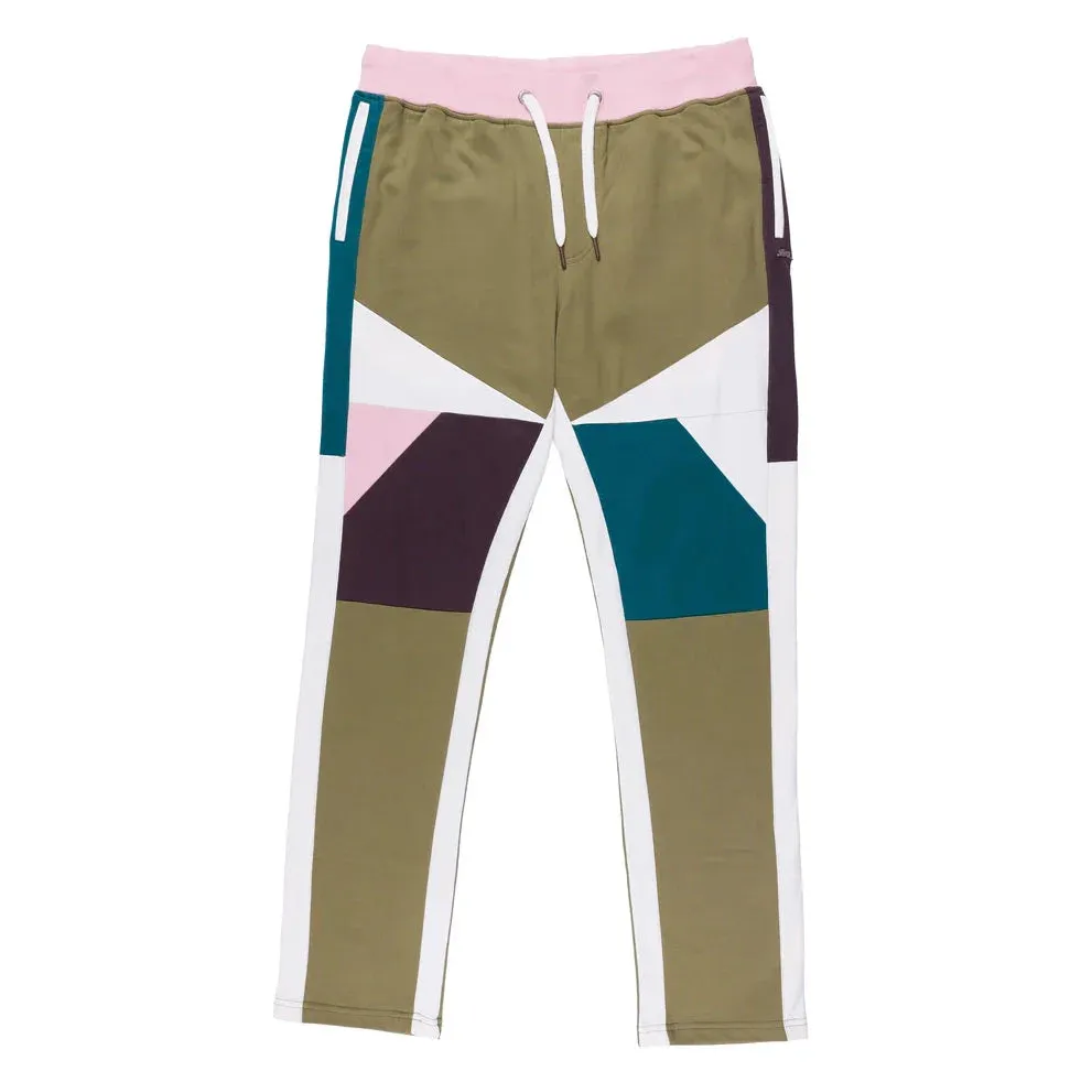 A.Tiziano 'Charlie' Color Blocked French Terry Pant