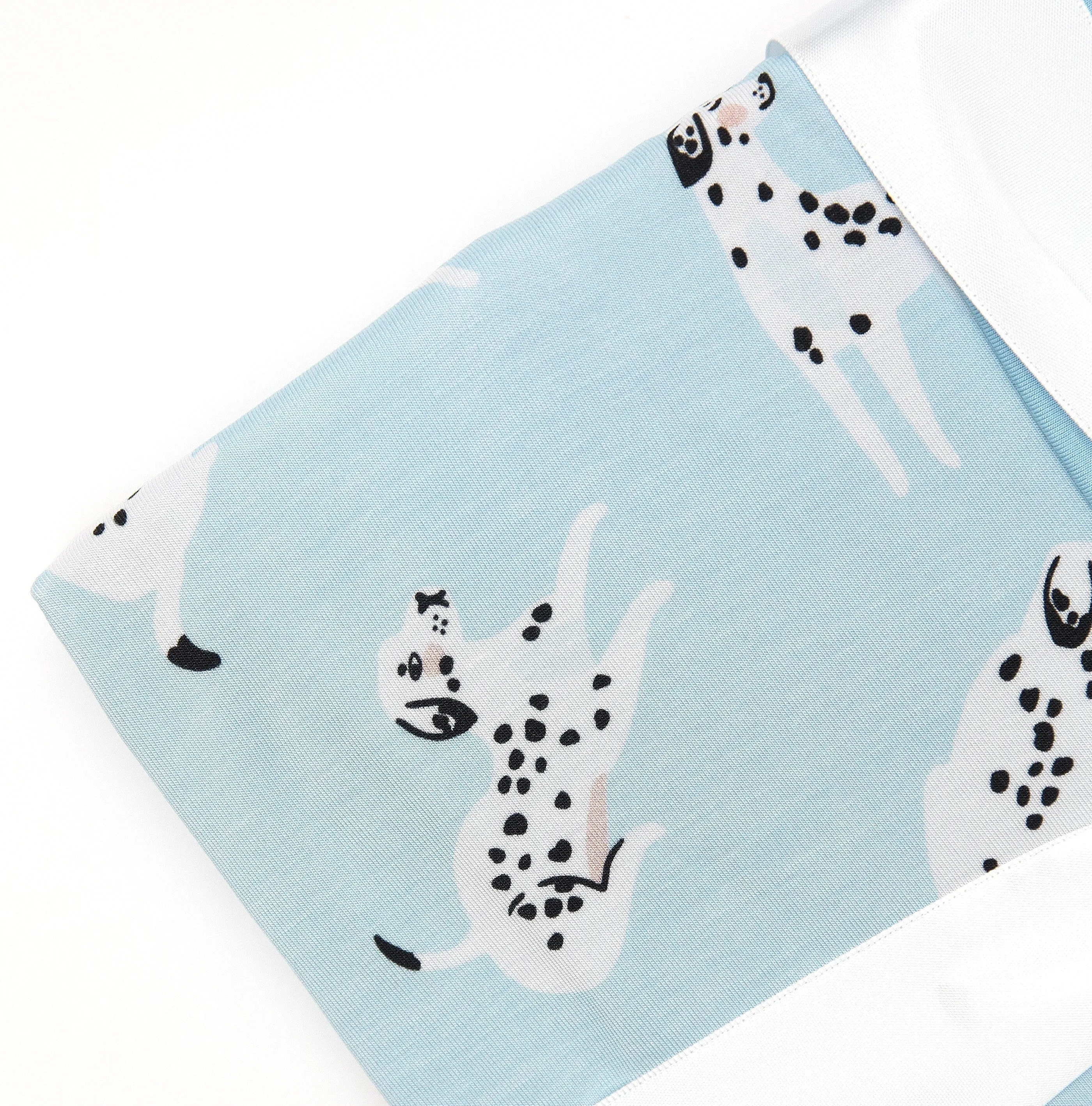 Beautifully Bold Blue Dalmatians - Bamboo Blankets