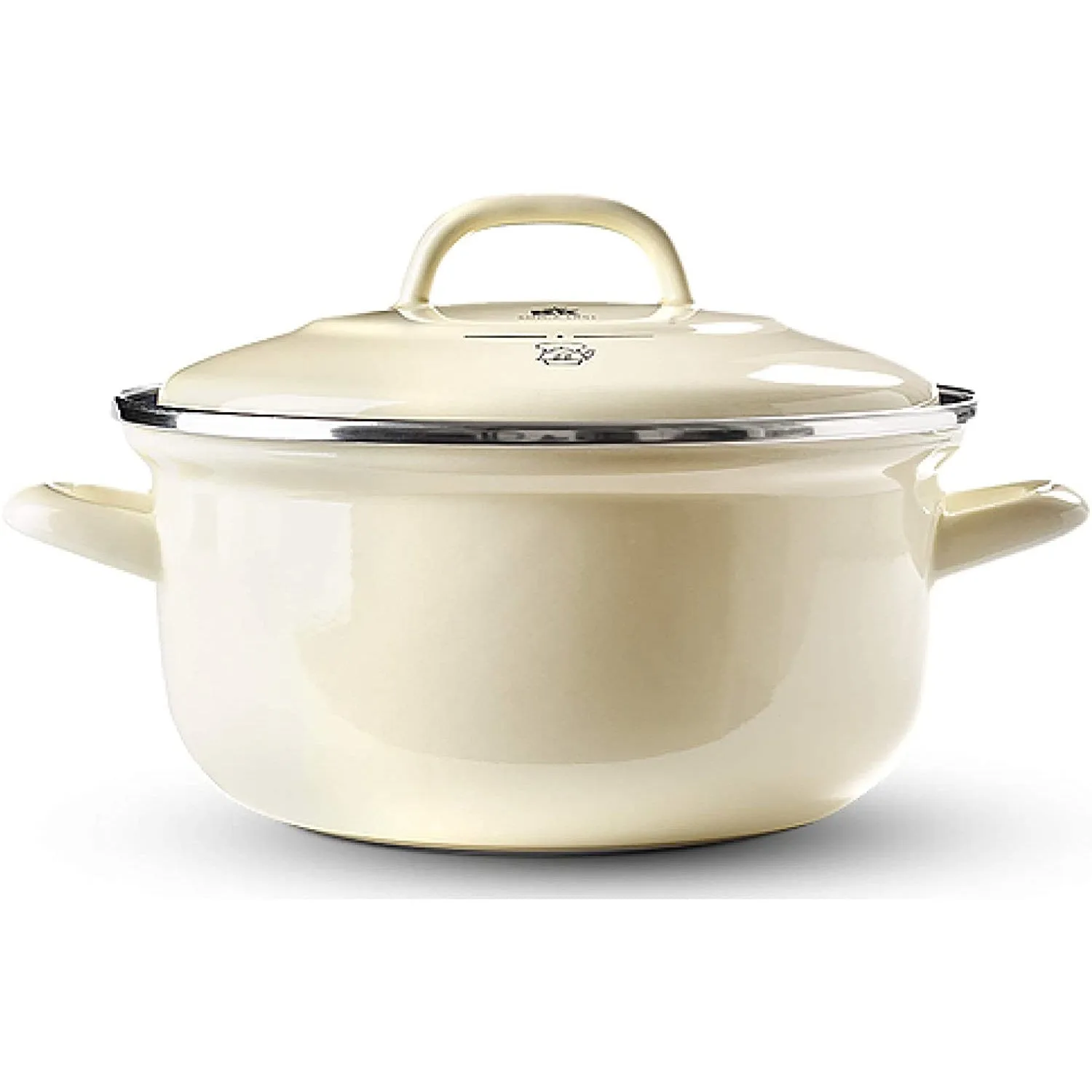 BK Cookware 2.5QT Dutch Oven, Cream