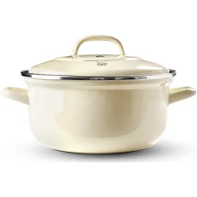 BK Cookware 3.5QT Dutch Oven, Cream
