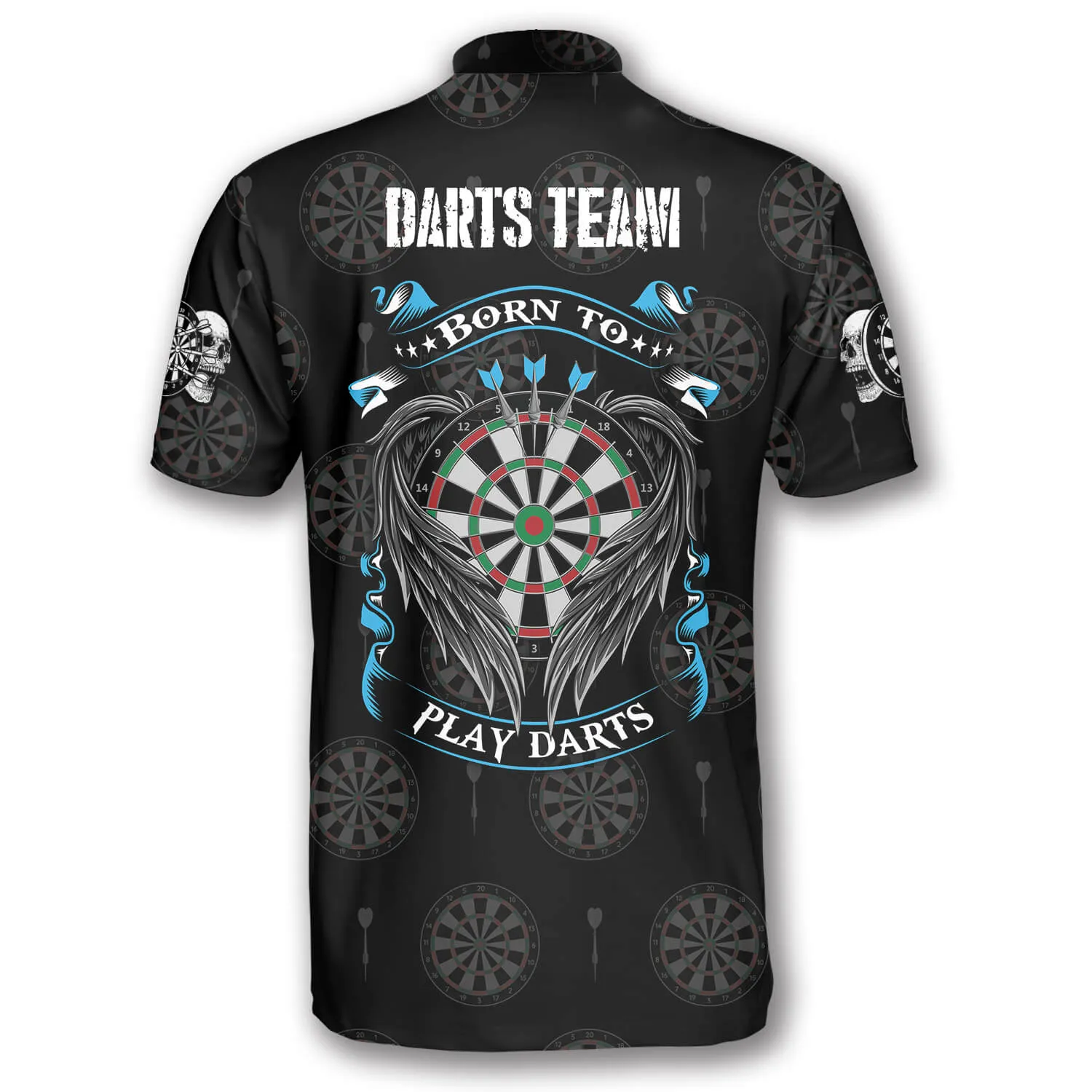 Born to Play Darts Custom Darts Jerseys for Men, Personalized Name Dart 3D Shirt