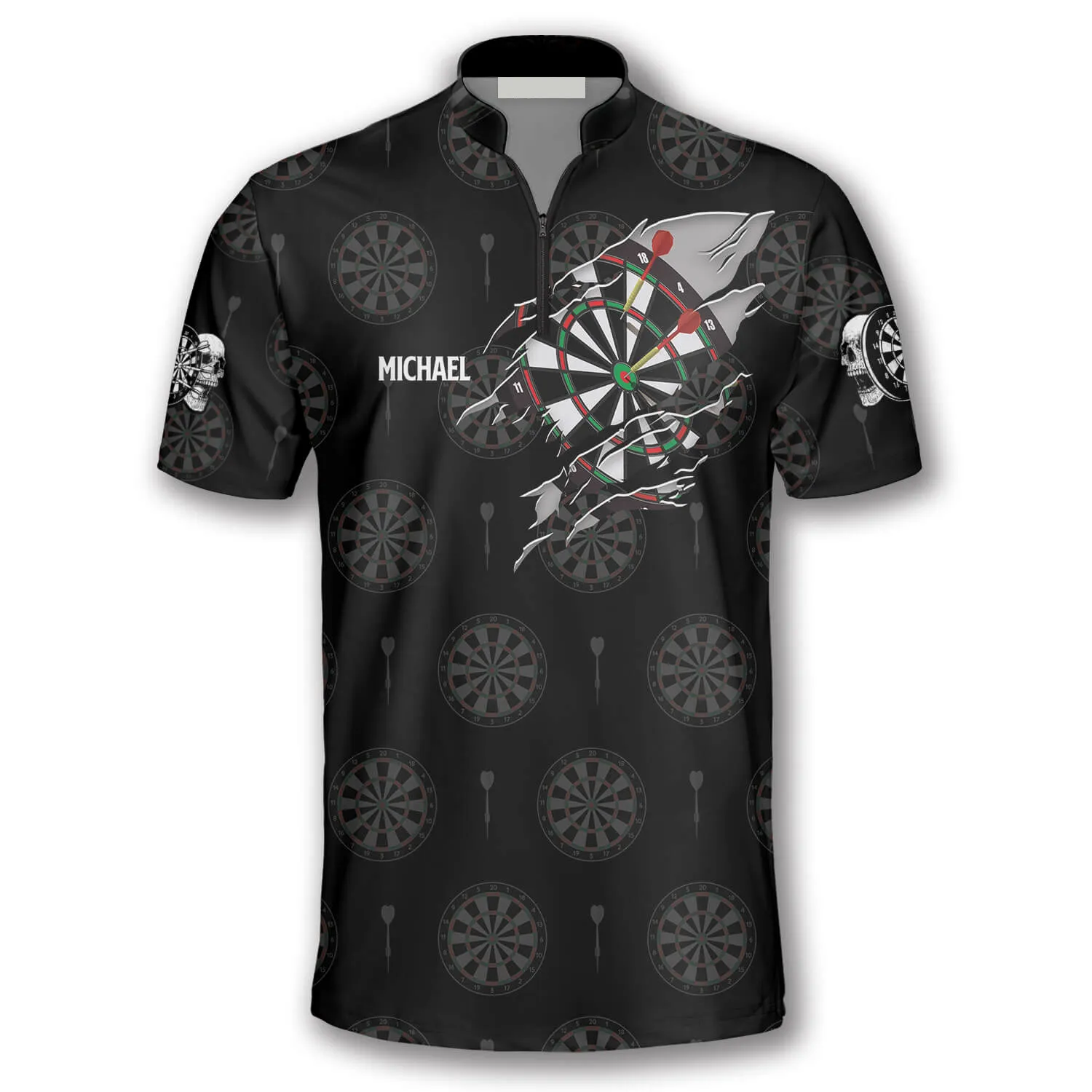 Born to Play Darts Custom Darts Jerseys for Men, Personalized Name Dart 3D Shirt