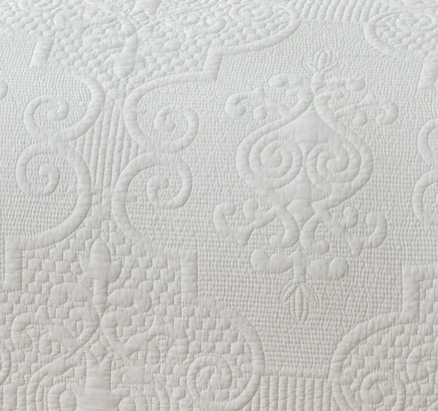 Boutique Coverlet Set Range White