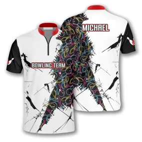 Bowling Force Custom Bowling Jerseys for Men, 3D All Over Print Bowling Shirt, Gift for Him