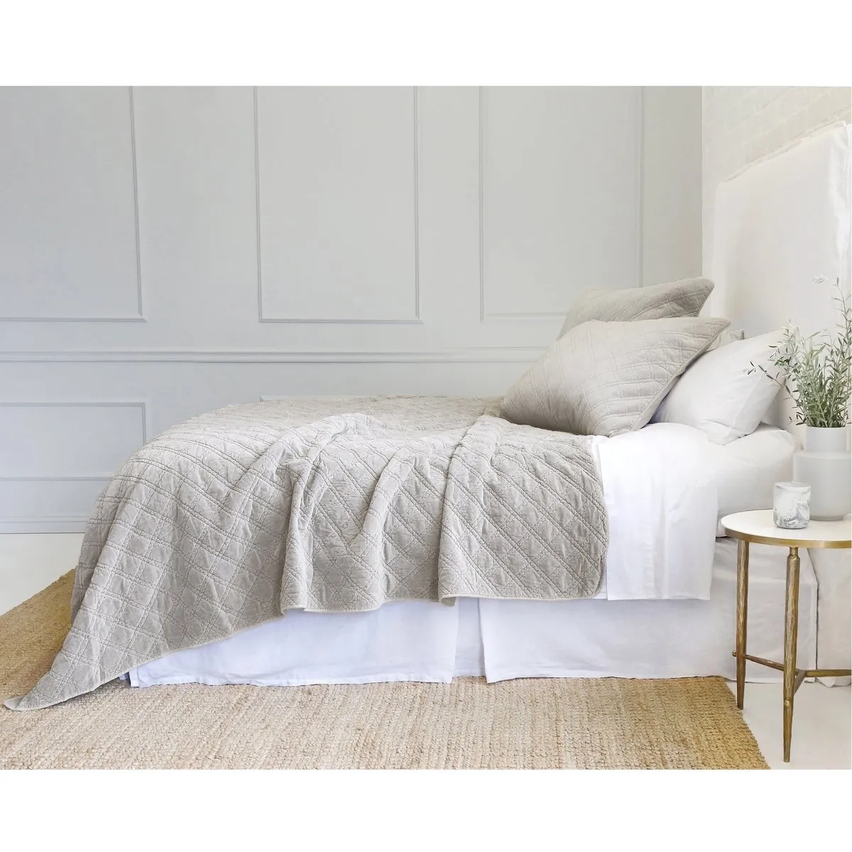 Brussels Taupe Coverlets by Pom Pom at Home