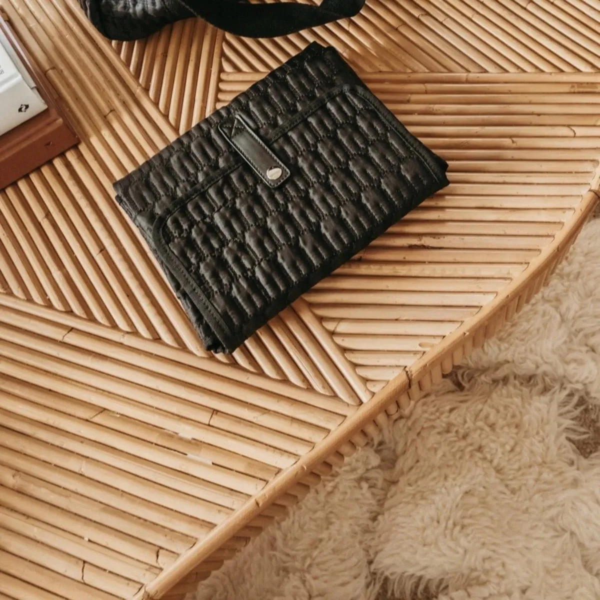 BUNNIE CHANGE MAT - BLACK