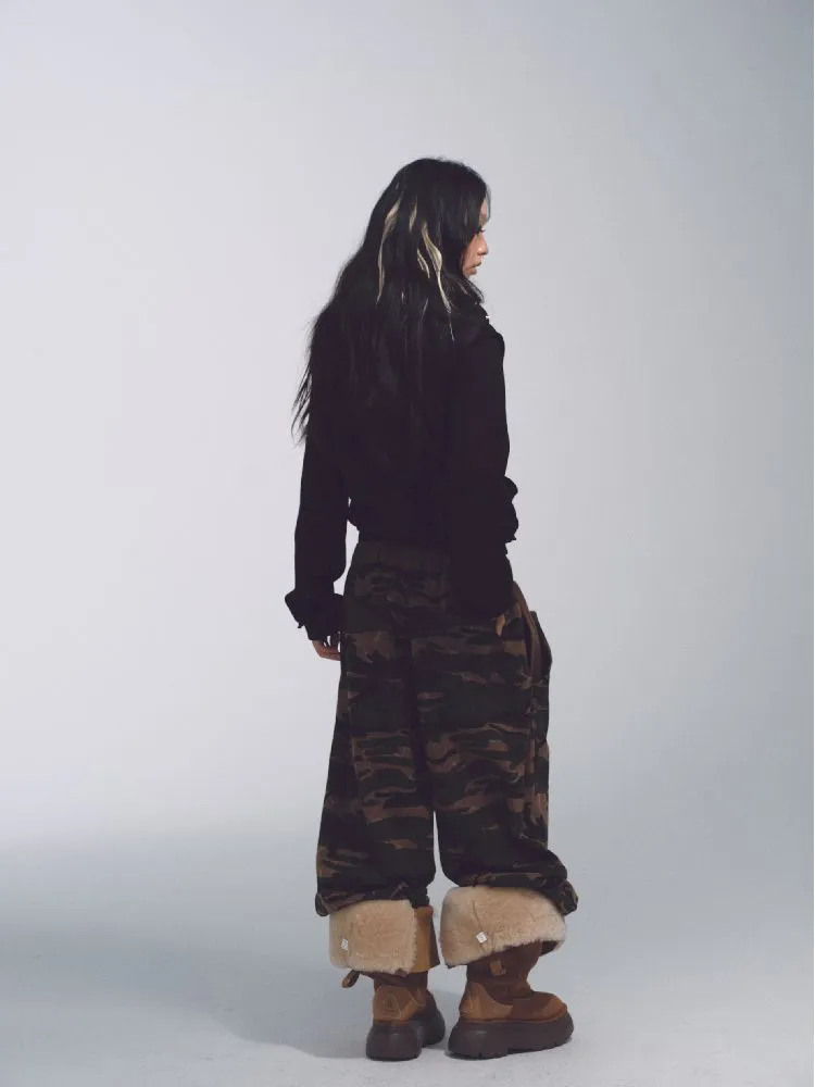 Camouflage Low Rise Sweatpants【s0000010741】