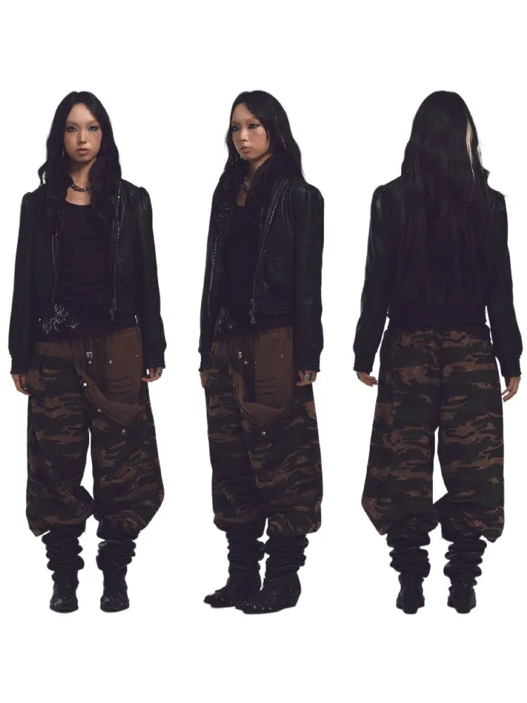 Camouflage Low Rise Sweatpants【s0000010741】