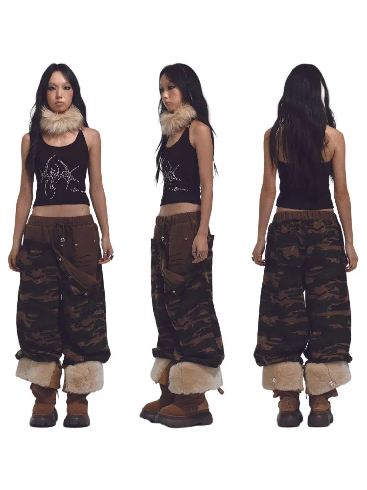 Camouflage Low Rise Sweatpants【s0000010741】