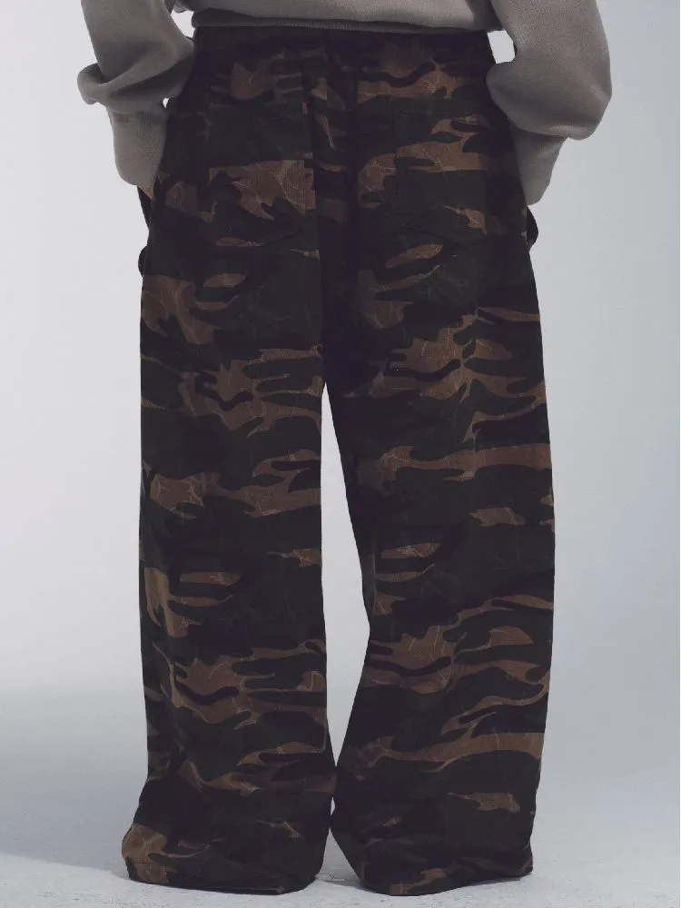 Camouflage Low Rise Sweatpants【s0000010741】