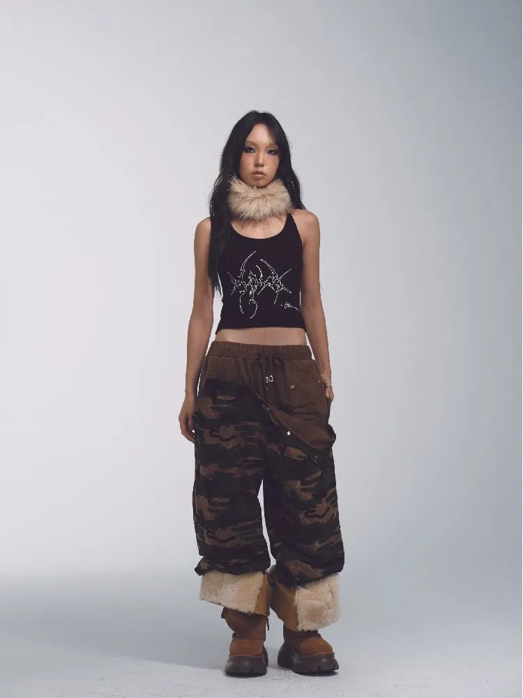 Camouflage Low Rise Sweatpants【s0000010741】