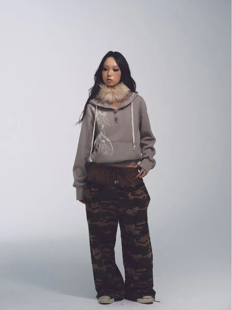 Camouflage Low Rise Sweatpants【s0000010741】