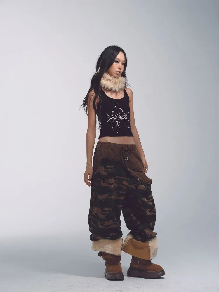 Camouflage Low Rise Sweatpants【s0000010741】