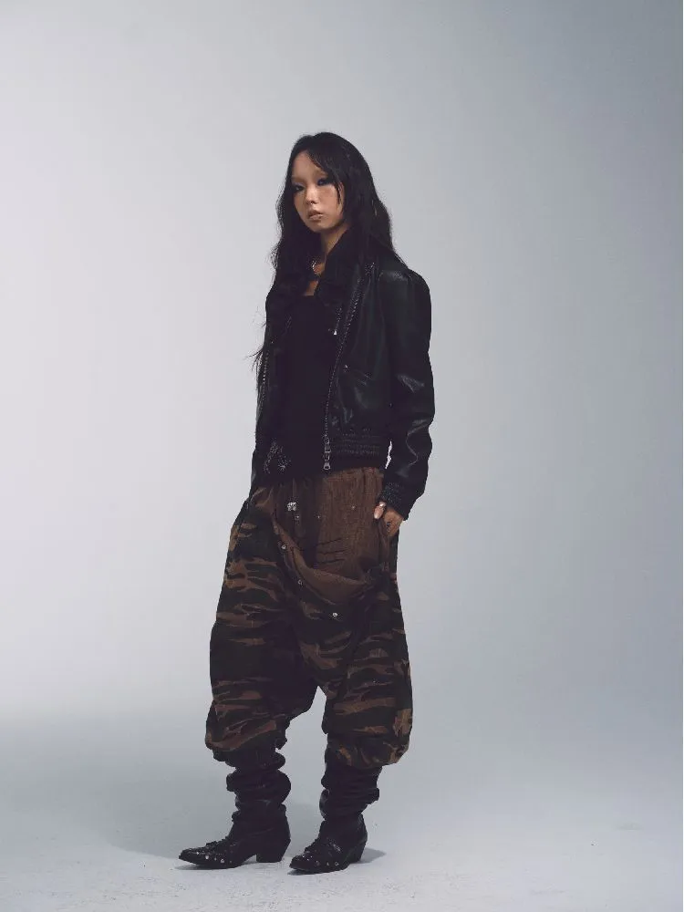 Camouflage Low Rise Sweatpants【s0000010741】