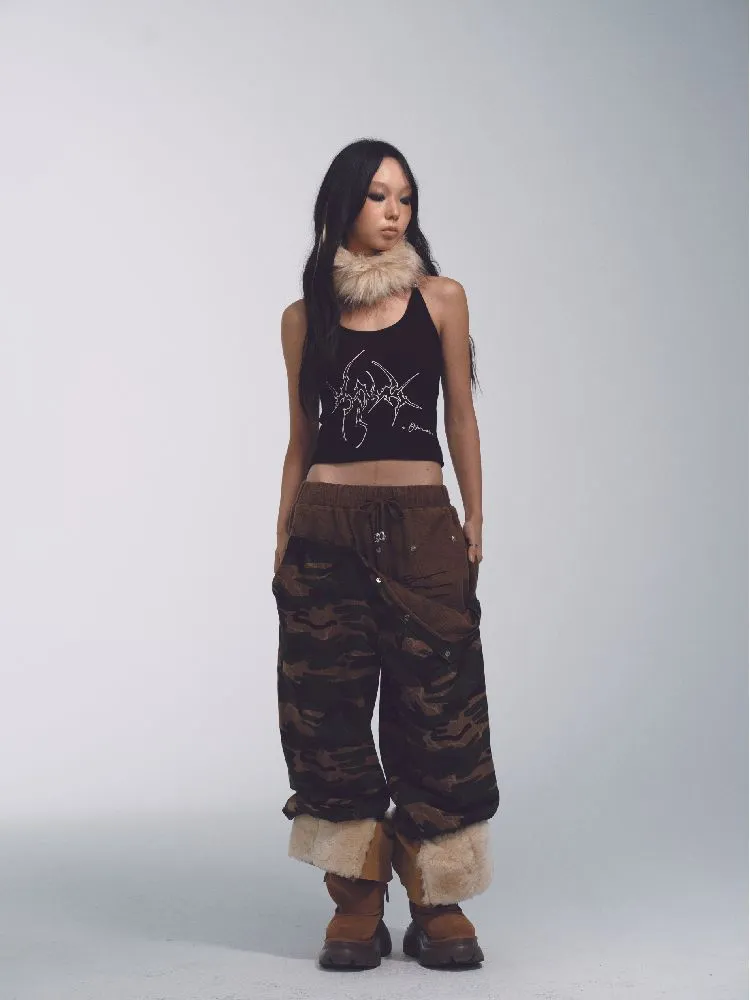 Camouflage Low Rise Sweatpants【s0000010741】