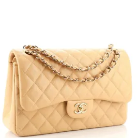 CHANEL CLASSIC CAVIAR QUILTED JUMBO DOUBLE FLAP BAG