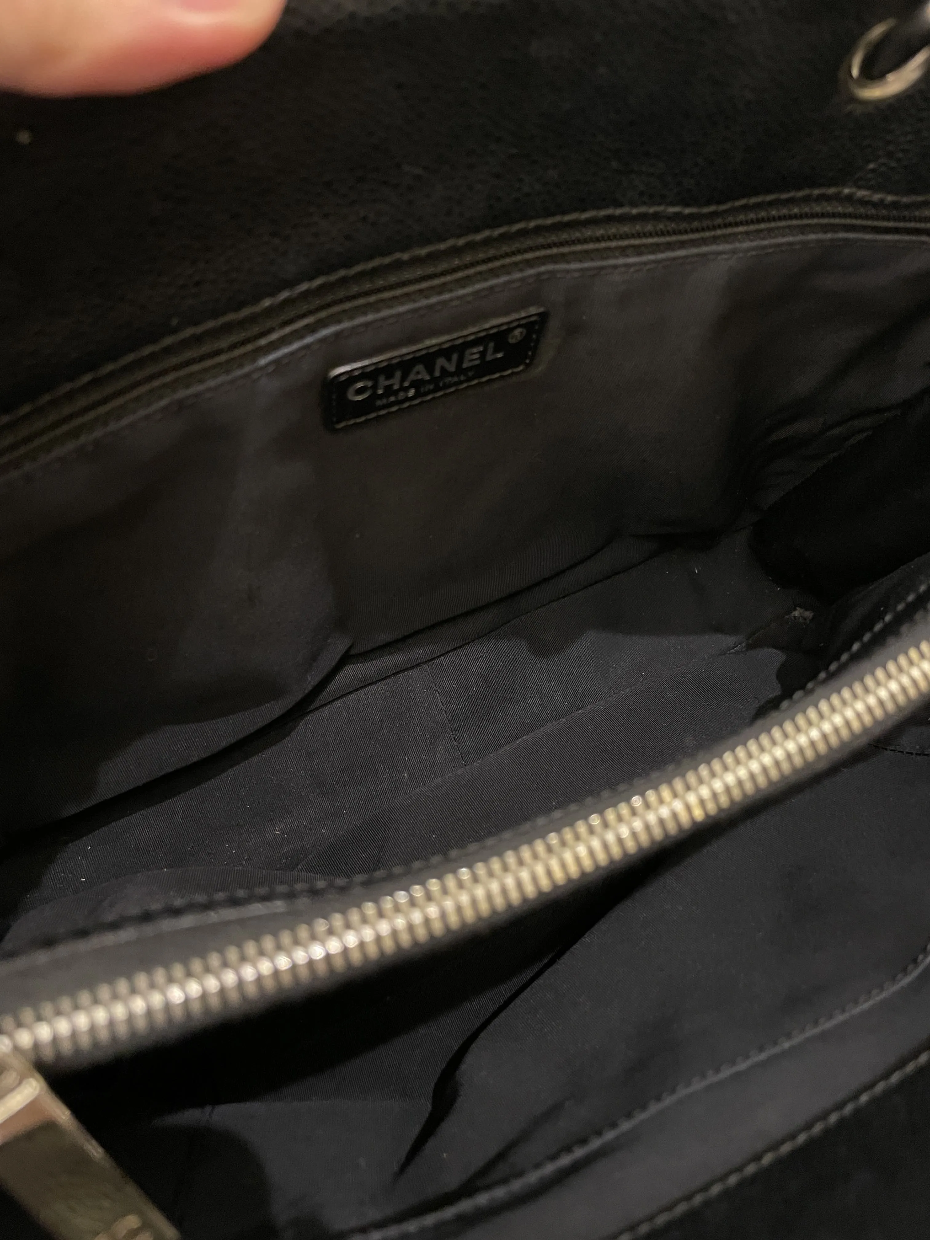Chanel Classic Quilted GST Black Caviar