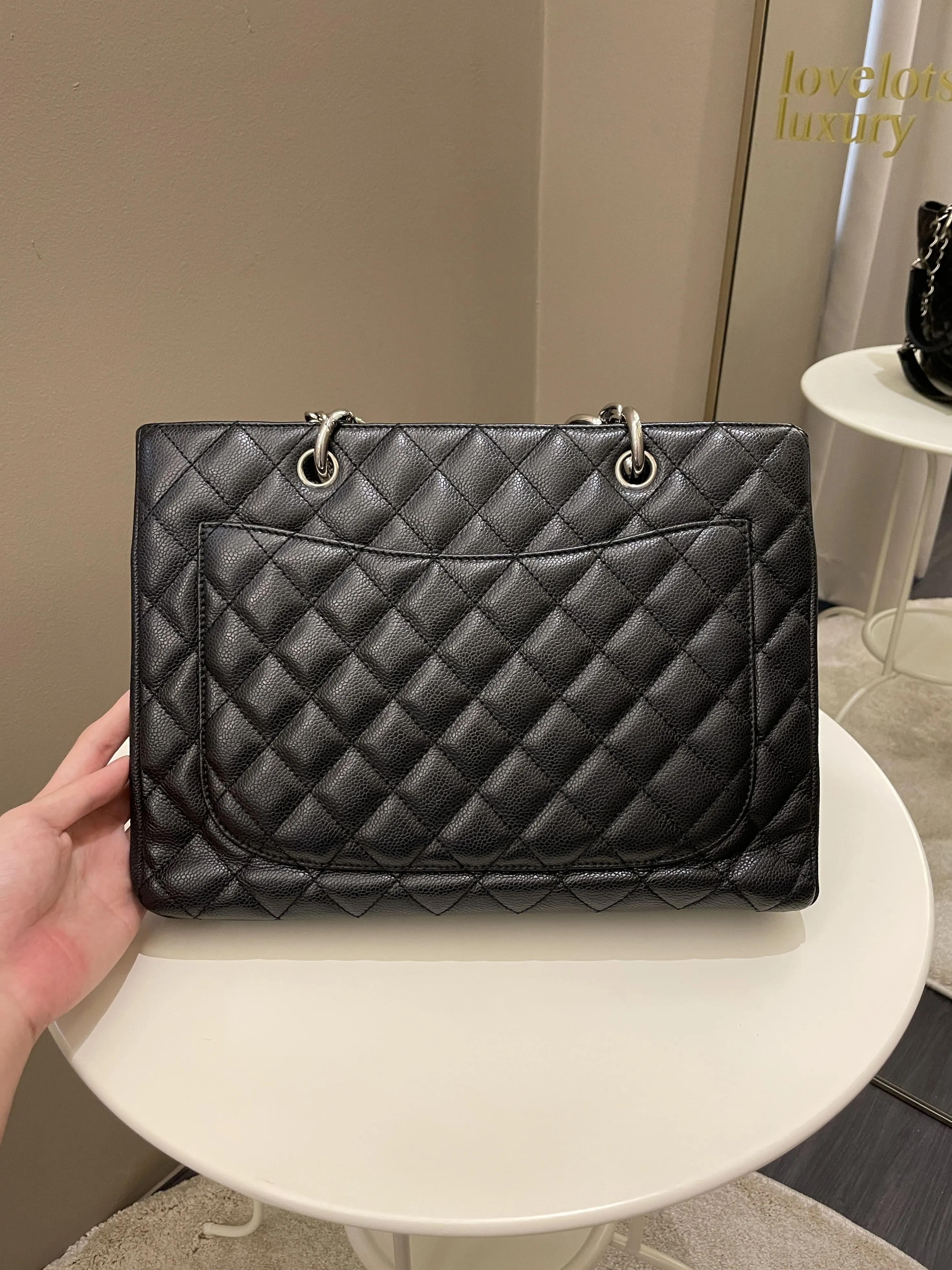 Chanel Classic Quilted GST Black Caviar