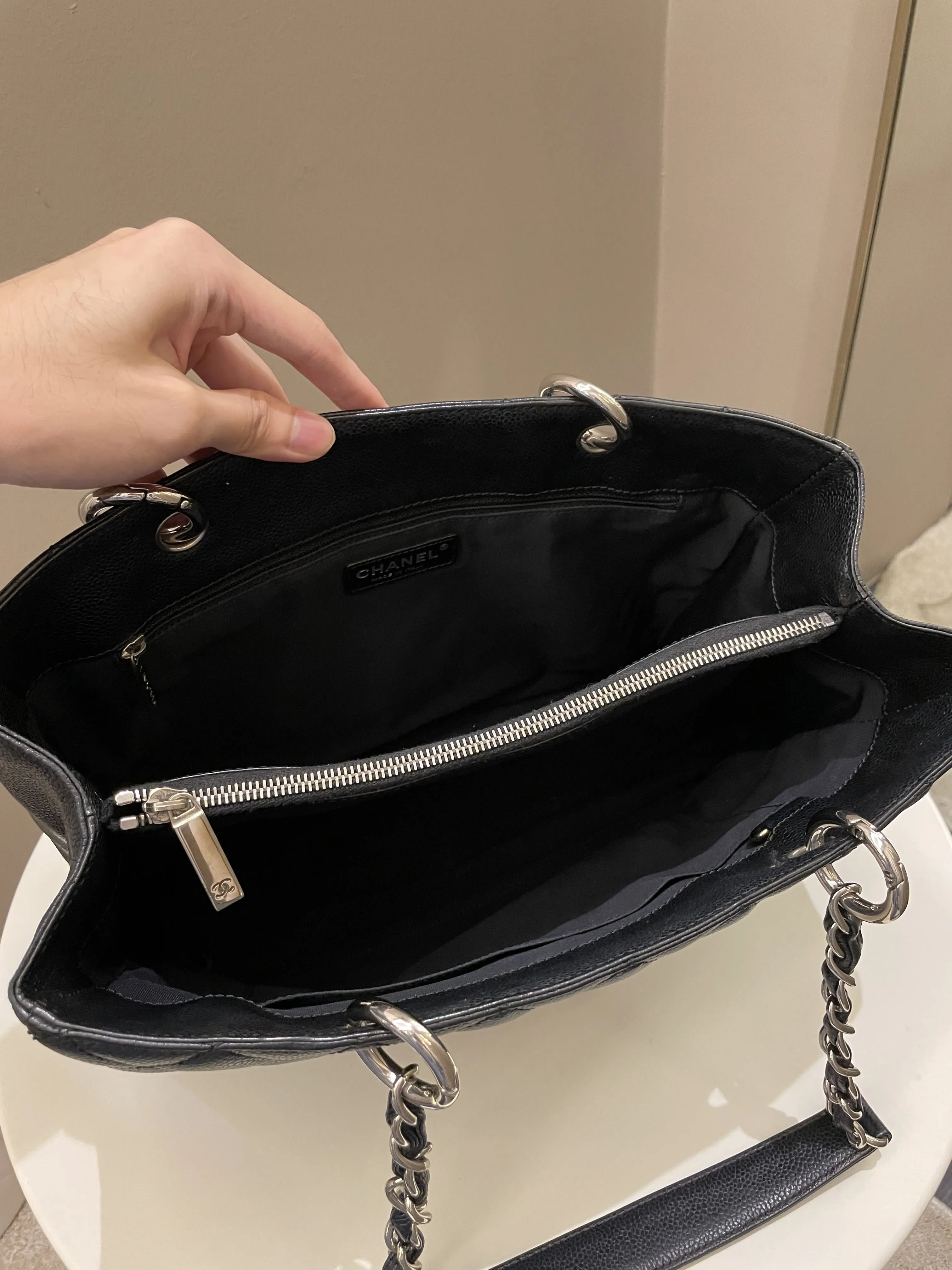 Chanel Classic Quilted GST Black Caviar