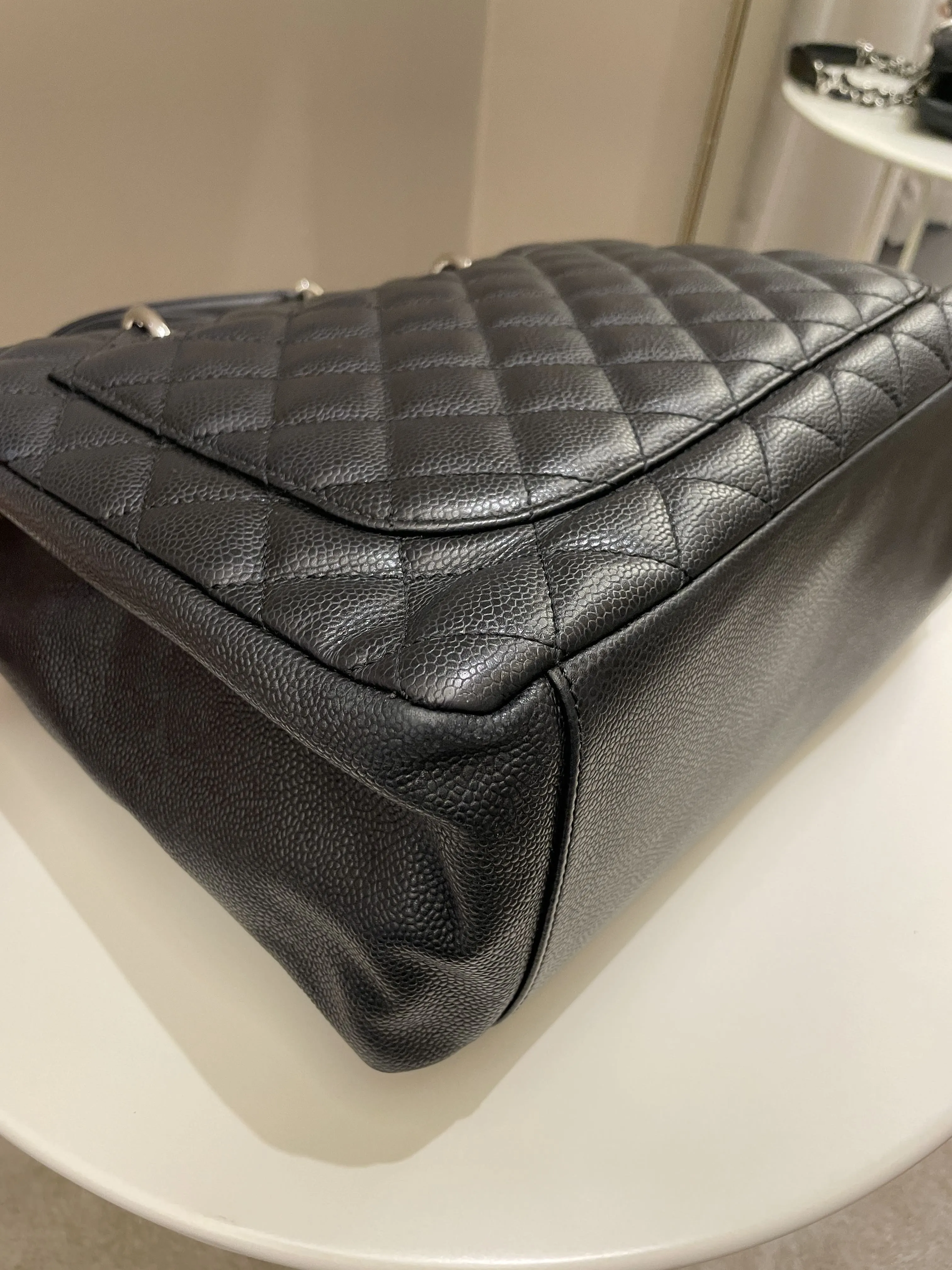 Chanel Classic Quilted GST Black Caviar