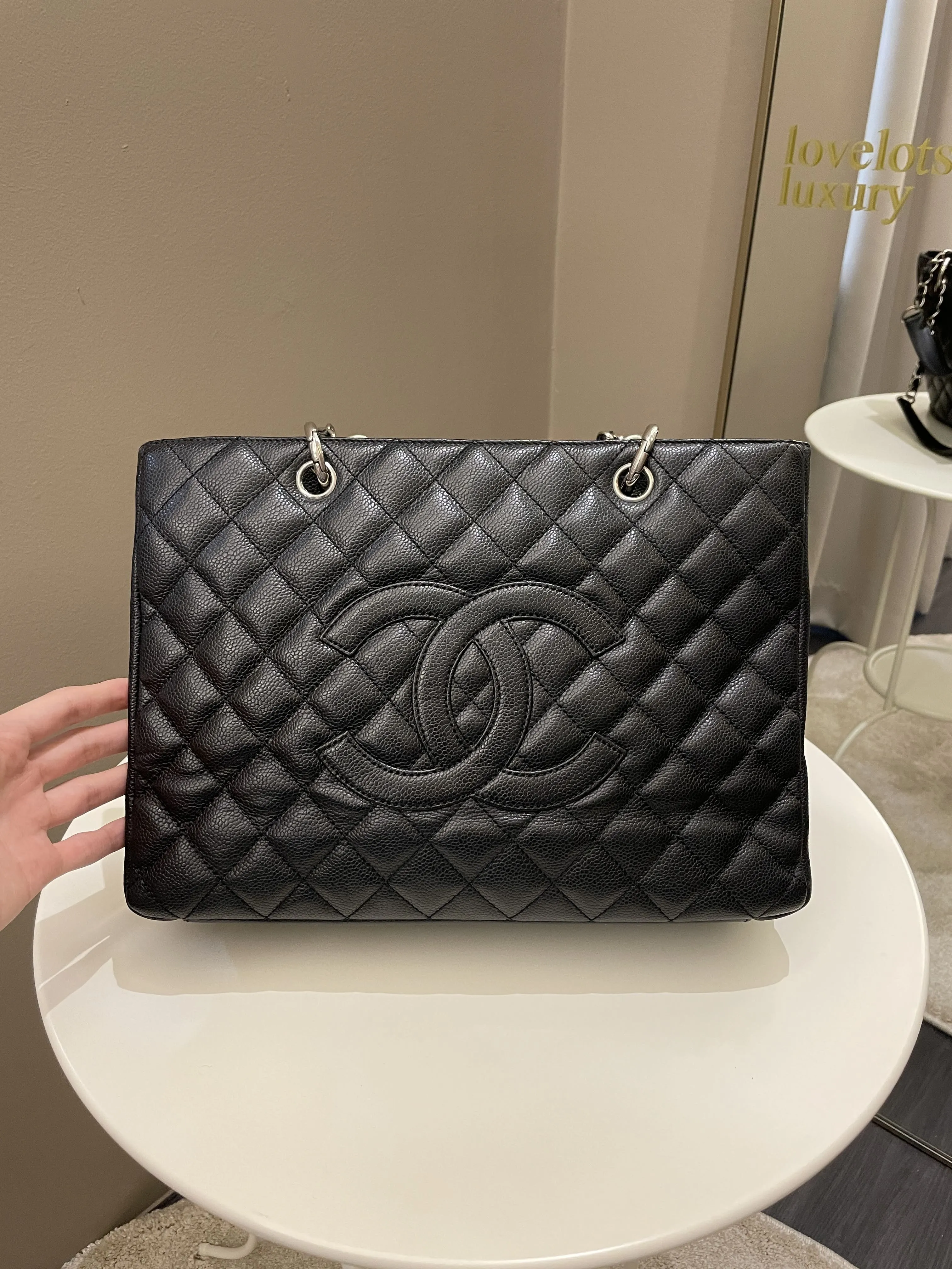 Chanel Classic Quilted GST Black Caviar