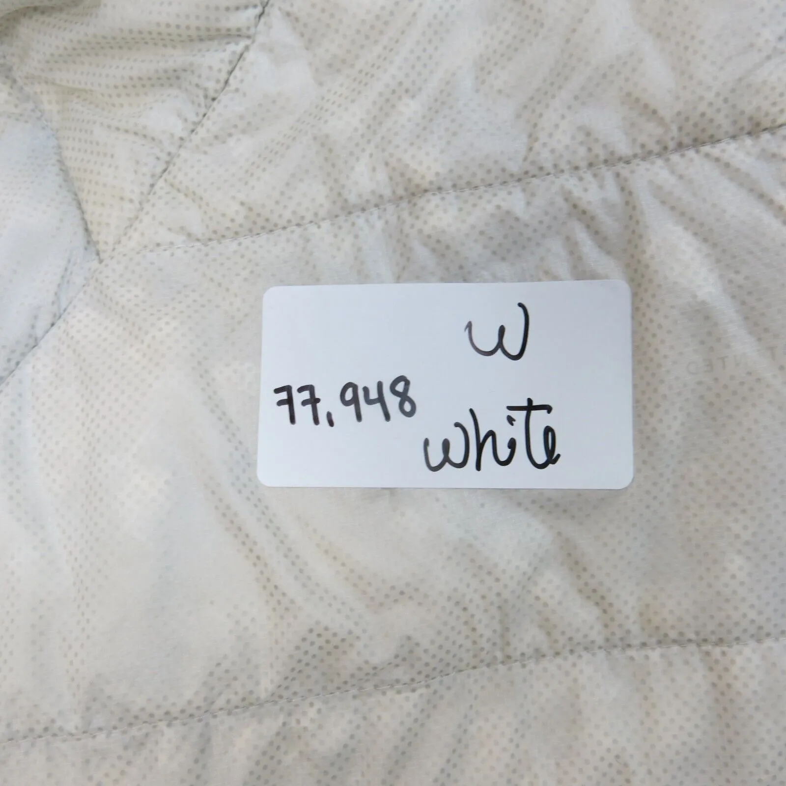 Columbia Jackets Womens M White Omni Heat Outdoors Quilted Puffer Hooded Coat
