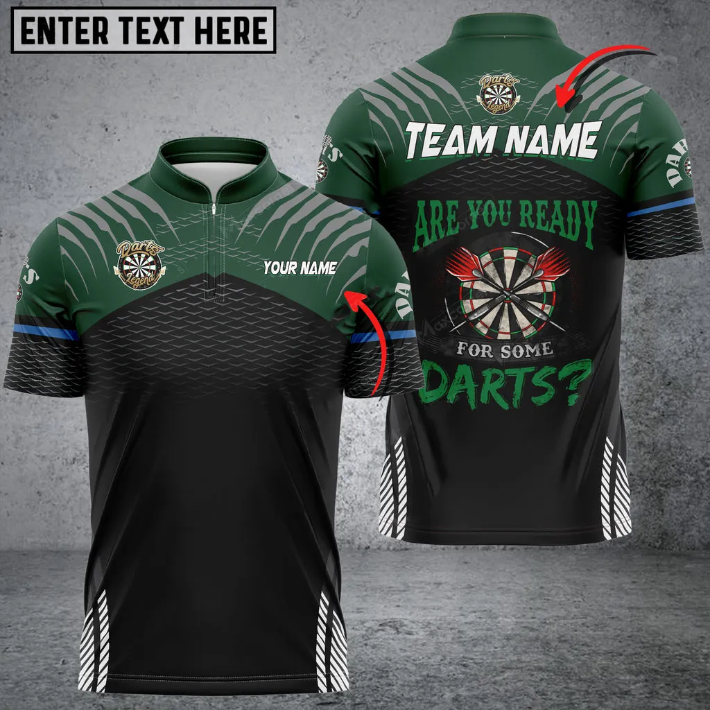 Coolspod Darts Sport Personalized Name Team Multilcolor Dart Jersey, Are You Ready for Some Darts Shirt