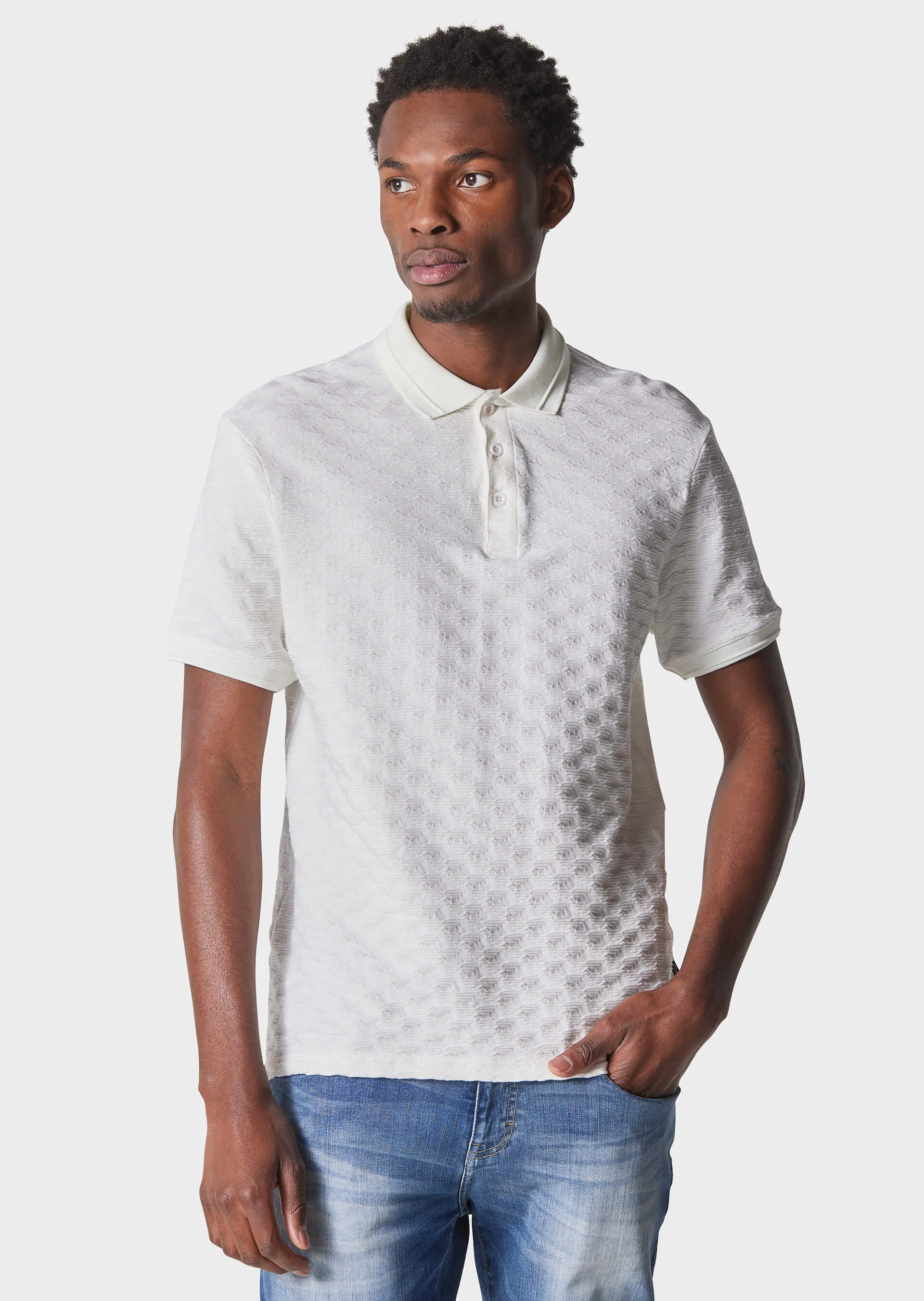 Curlin Bone White Polo