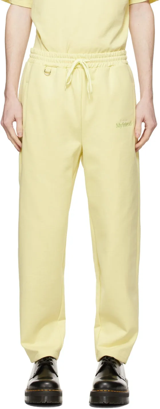 Doublet Yellow 'With My Friend' Sweatpants