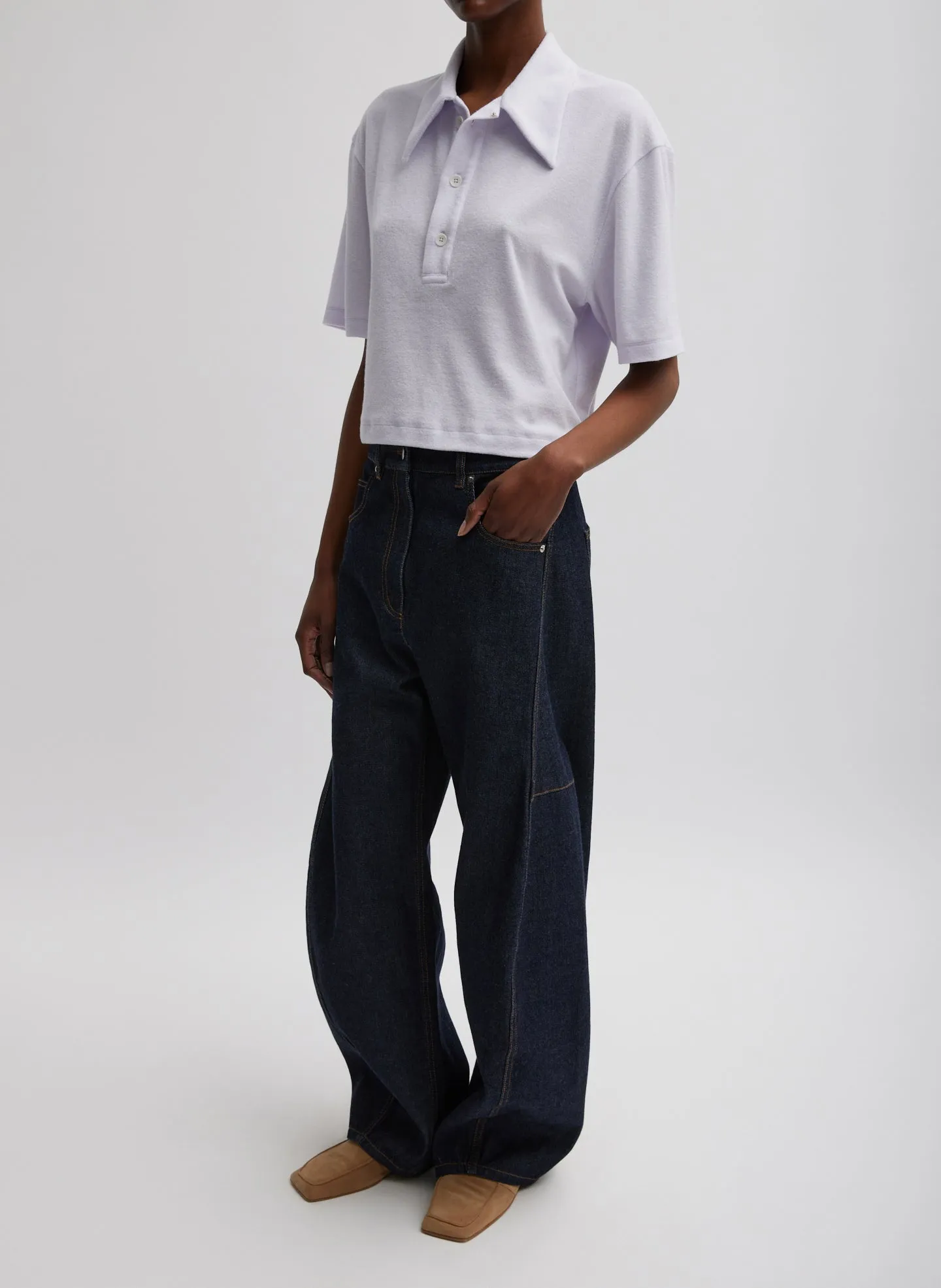Dry Loop Terry Easy Polo Shirt