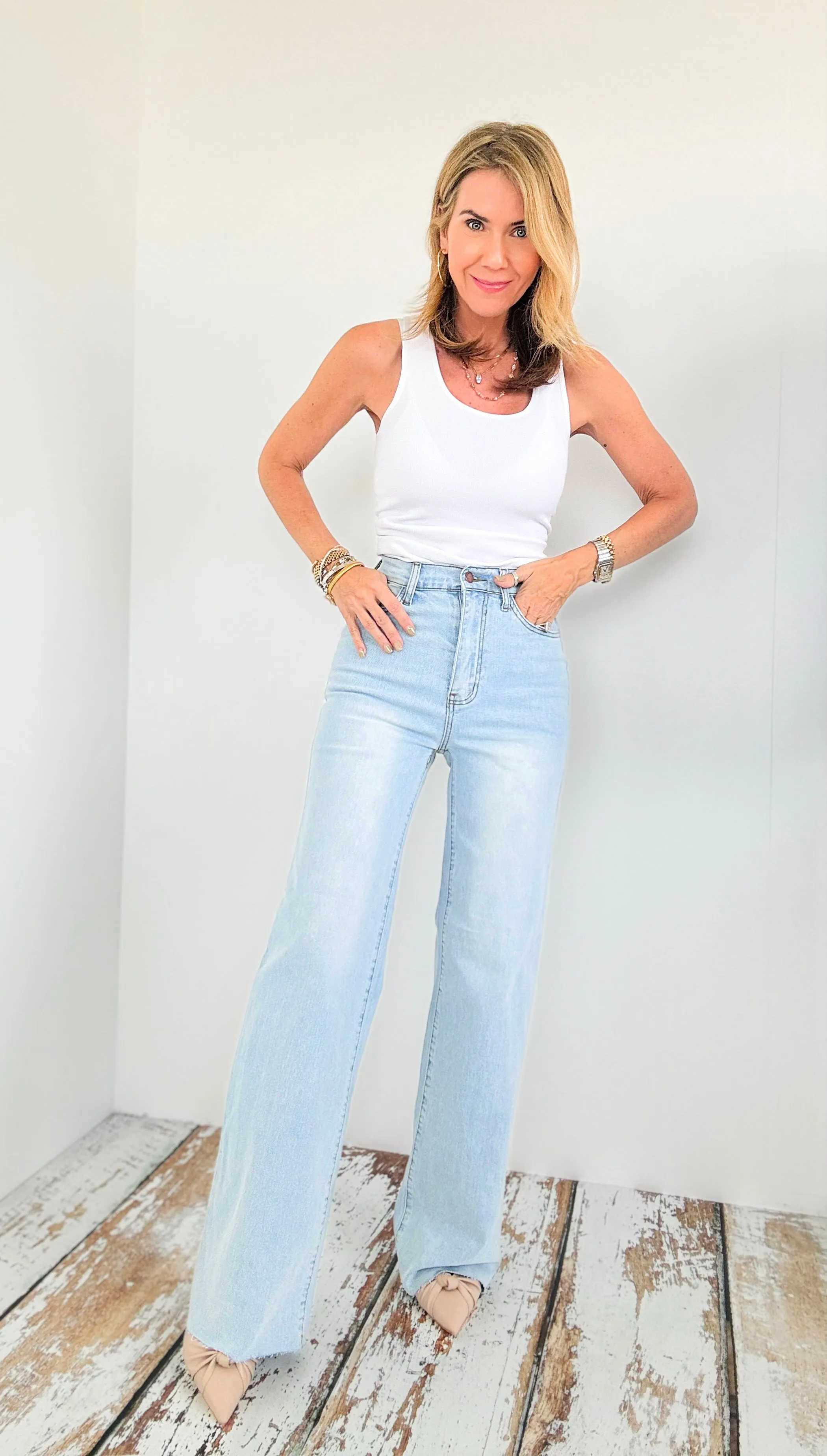 Endless Summer Wide Leg Jeans