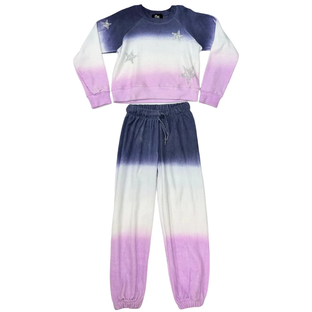 FBZ Blue Purple Ombre Joggers