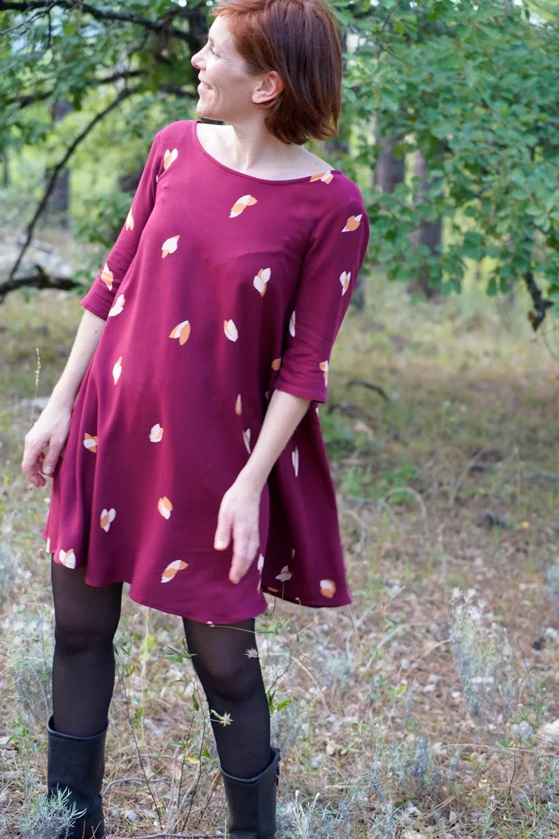 Églantine & Zoé - Fago Mulberry Viscose Twill Fabric