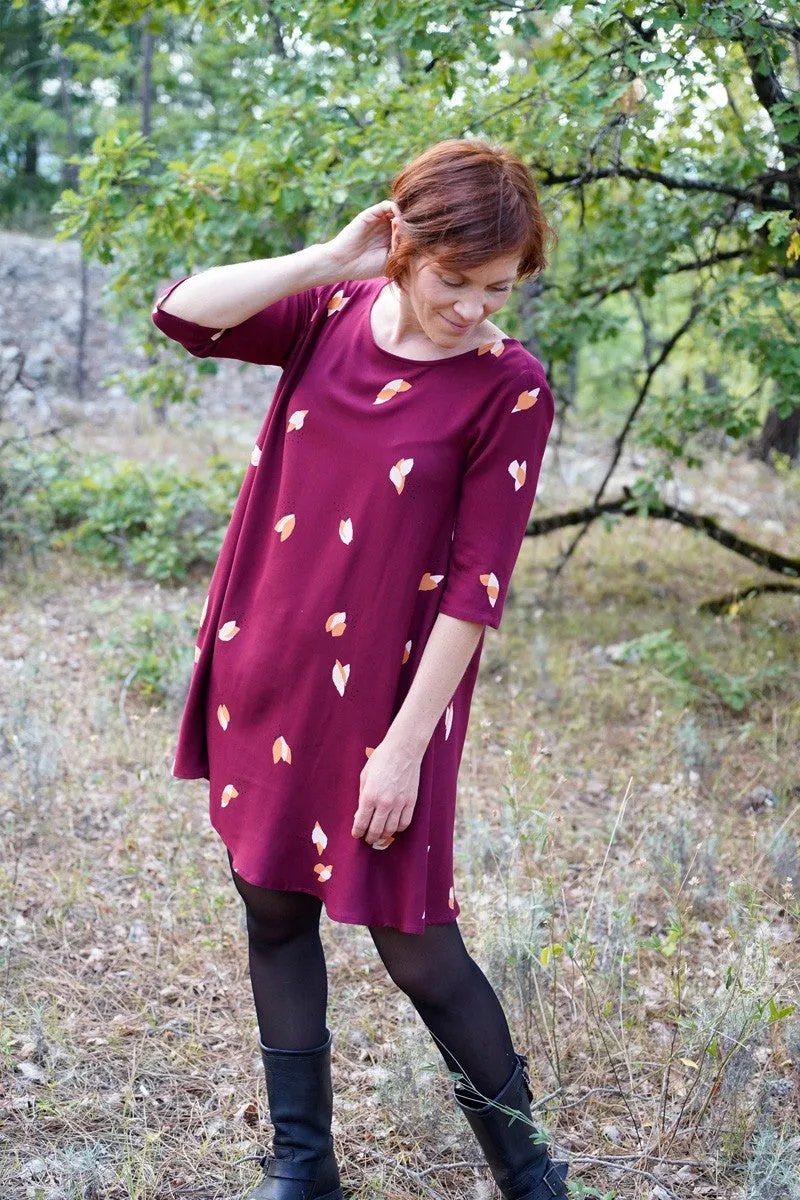 Églantine & Zoé - Fago Mulberry Viscose Twill Fabric