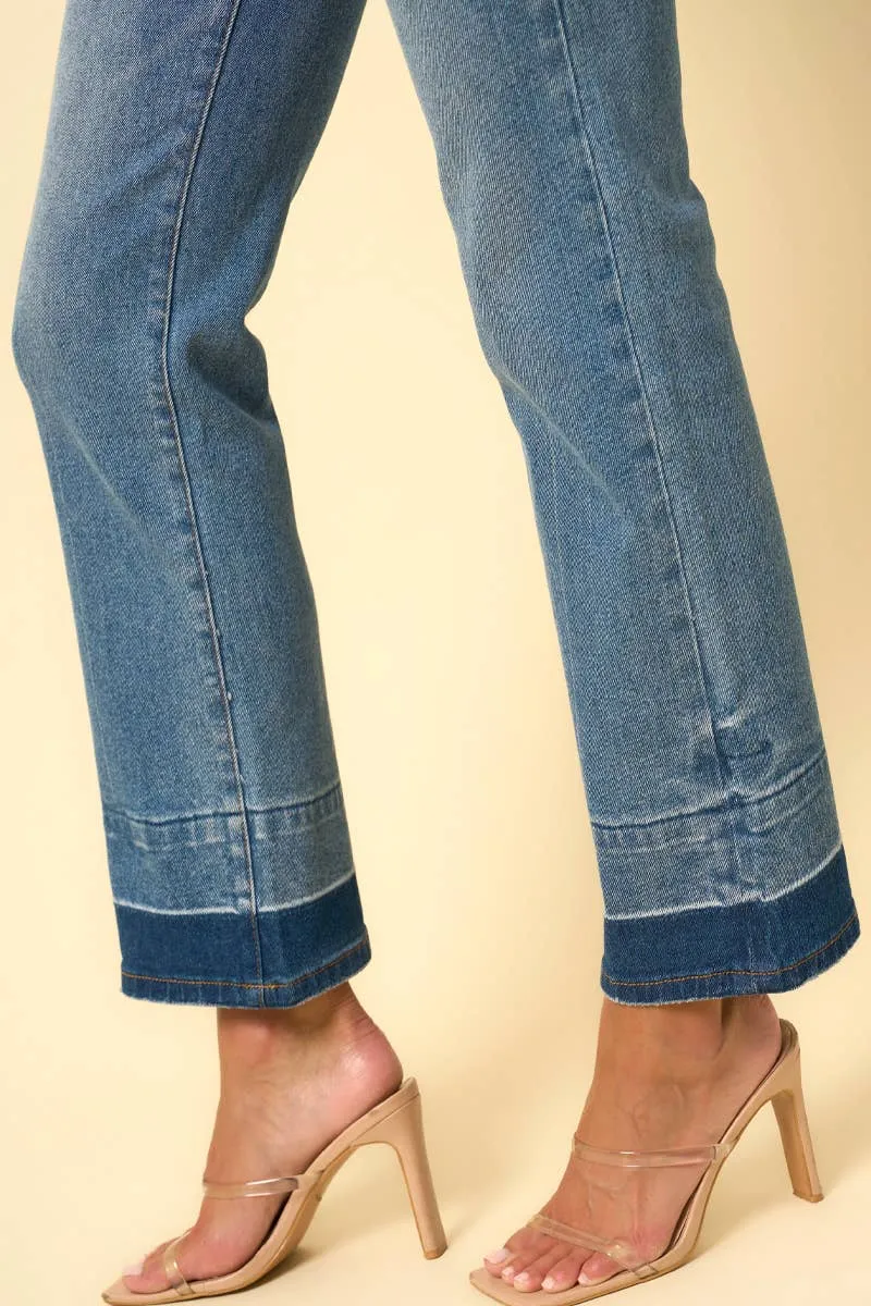 HIGH RISE RELEASED HEM STRAIGHT