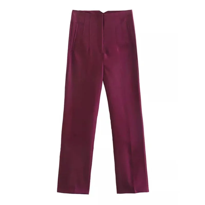 High Waist Fashionable Pants For Women