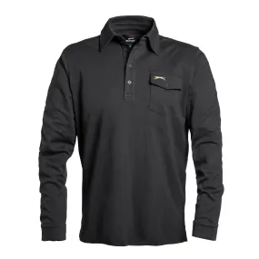 HUTTON LONG SLEEVE - PANTHER BLACK
