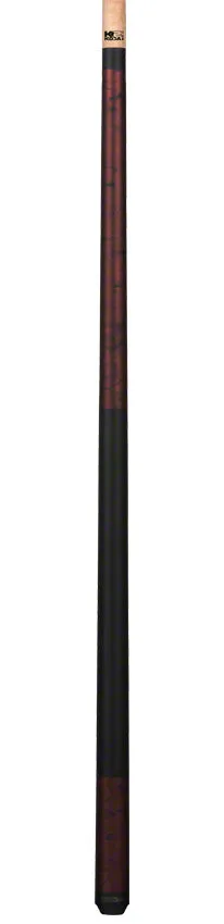K2 KL103 Burgundy Smoke Matte Graphic Pool Cue with K2 LD 12.5mm Shaft - KL103