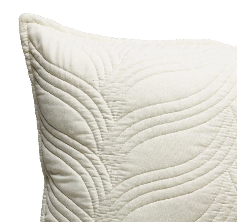Kamala 43x43cm Filled Cushion Cream