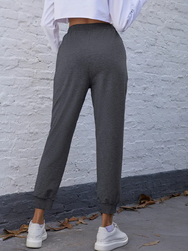 Lace Up Sweat Pants