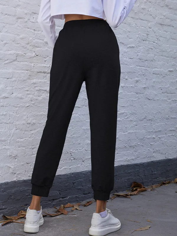 Lace Up Sweat Pants