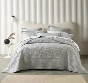 Laurent Bedspread Set Range Silver