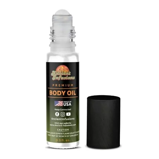 Luxury Angel Man Inspired Roll-On Perfume Body Oil by Ancient Infusions – Uncut & Alcohol-Free for Women and Men